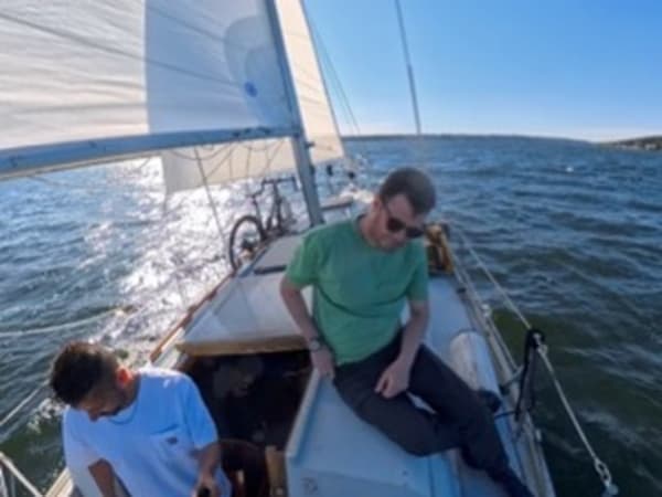 Sailing action on Lake Union